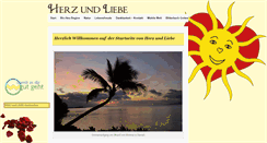 Desktop Screenshot of herzundliebe.com