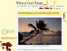 Tablet Screenshot of herzundliebe.com